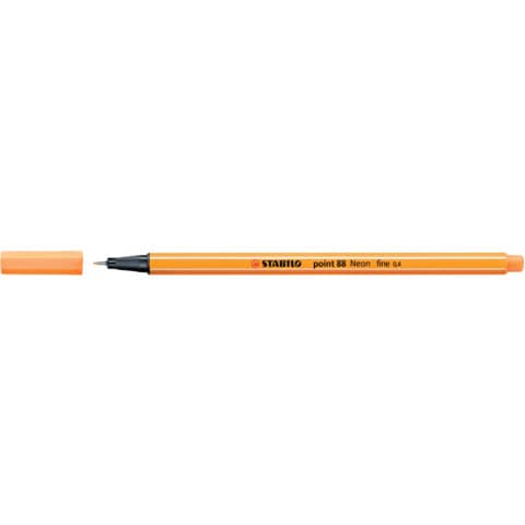 Fineliner Stabilo Point 88® 0,4 mm arancio neon 88/054